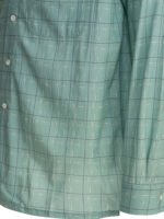 "Beams Plus" chemise homme verte rayonne coton manches longues – Image 4