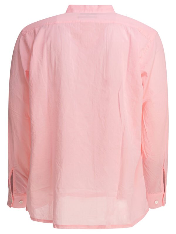 "Beams Plus" chemise à col cubain homme rose en coton coupe regular - Image 2