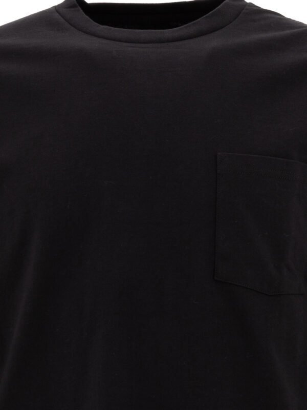 "Beams Plus" t-shirt homme noir manches longues en coton – Image 3