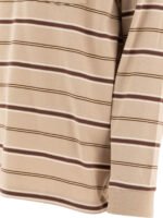 "Beams Plus" t-shirt homme beige en coton manches longues – Image 3