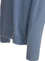 "Beams Plus" pull homme bleu clair en polyester coupe relaxed – Image 4