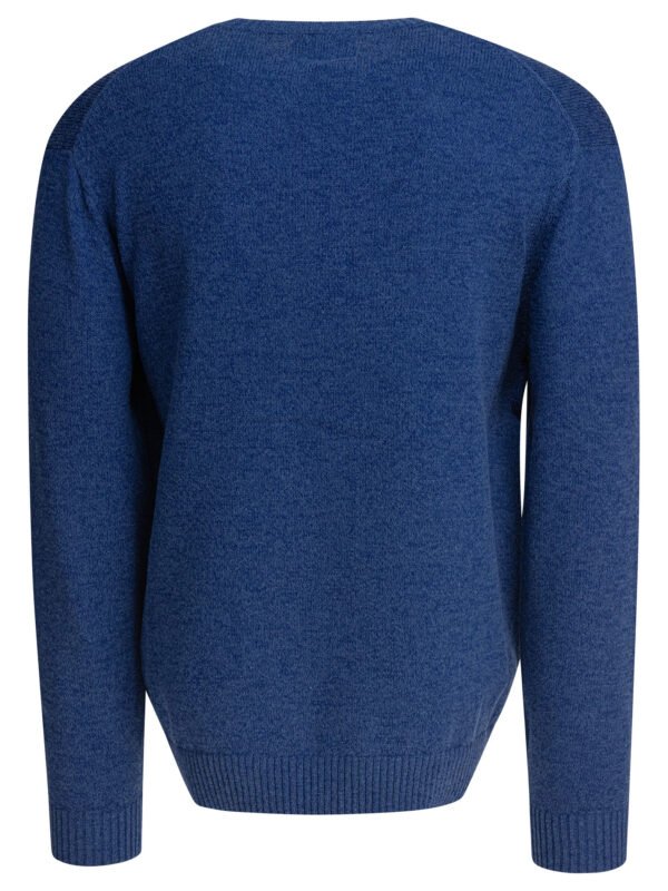 "Beams Plus" pull homme bleu Lily Yarn manches longues – Image 2