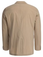 "Beams Plus" blazer homme beige 3B Comfort Cloth en coton et nylon - Image 2
