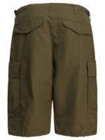 "Beams Plus" short cargo homme vert en coton coupe regular – Image 2