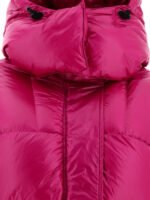 "Aspesi" doudoune femme fuchsia avec capuche amovible – Image 3