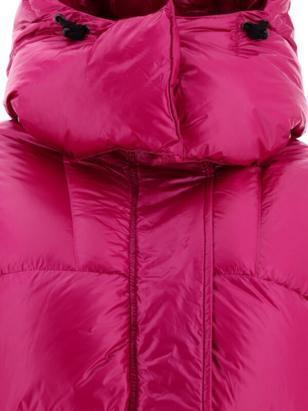 "Aspesi" doudoune femme fuchsia avec capuche amovible – Image 3