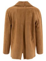"Salvatore Santoro" Veste femme beige en cuir coupe standard – Image 2