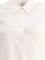 "Aspesi" chemise femme blanche en lin coupe slim – Image 3