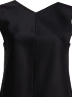 "Khaite" robe Mel noire en acétate pour femme – Image 4