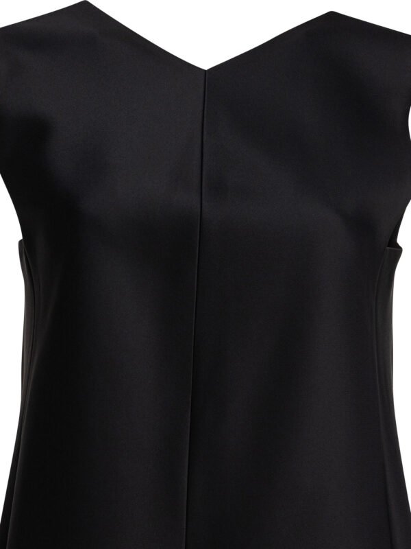 "Khaite" robe Mel noire en acétate pour femme – Image 4