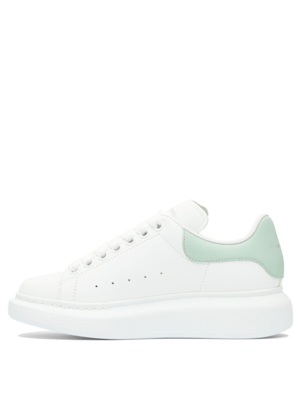 "Alexander McQueen" Sneakers femme blanches en cuir – Image 3