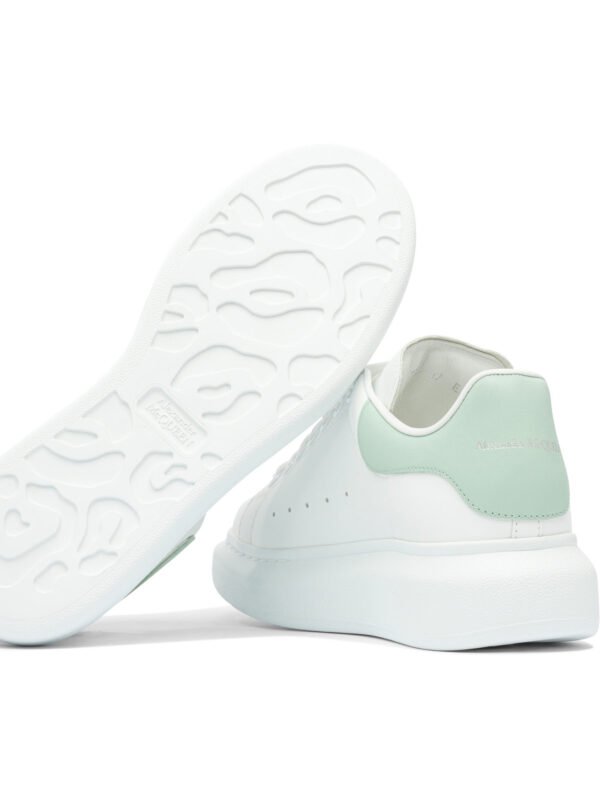"Alexander McQueen" Sneakers femme blanches en cuir – Image 5