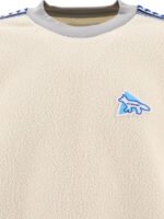 "And Wander  x Maison Kitsuné" Sweatshirt homme blanc en polyester coupe regular – Image 3