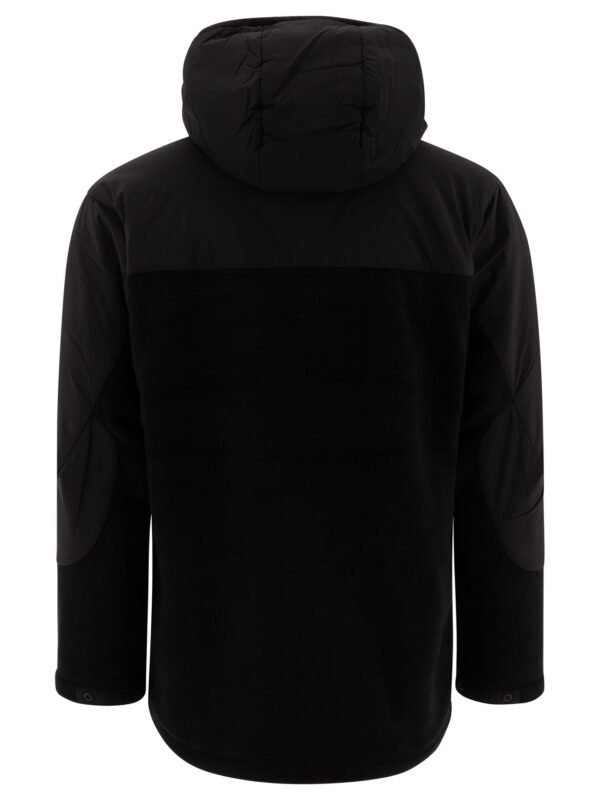 "and Wander" veste homme noire avec insert en polaire coupe regular – Image 2