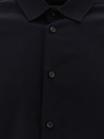 "Valentino" Chemise homme bleue en laine vierge coupe regular – Image 3