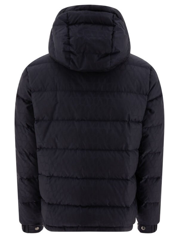 "Valentino" doudoune motif Toile Iconographe homme noire – Image 2