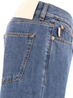 "Valentino" jean bleu en lyocell et coton coupe regular pour homme – Image 4