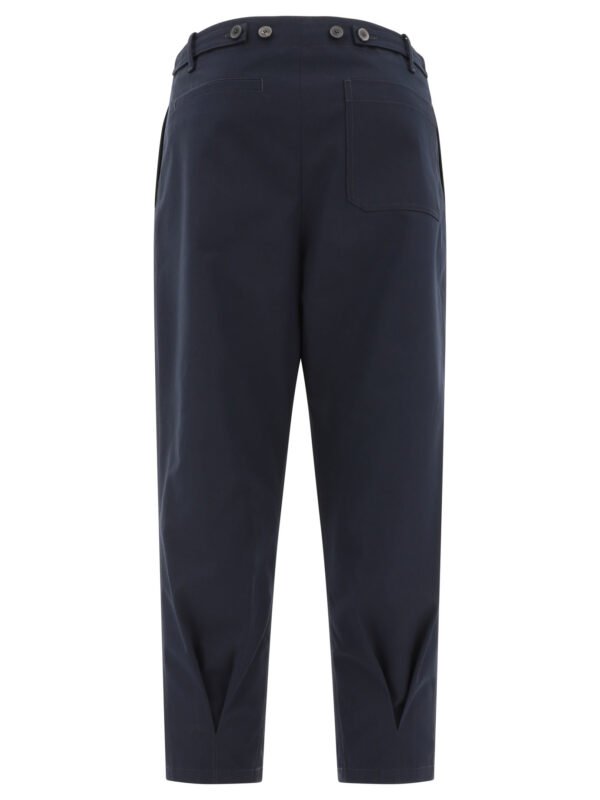"Valentino" pantalon chino bleu en coton coupe regular pour homme – Image 2