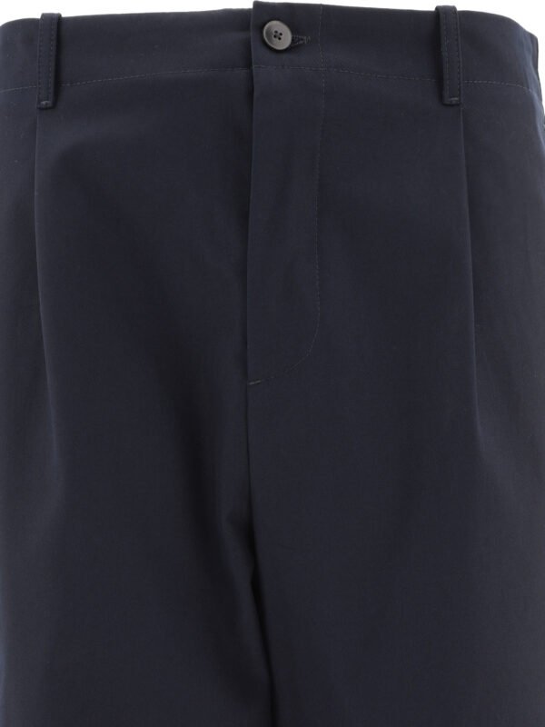 "Valentino" pantalon chino bleu en coton coupe regular pour homme – Image 3