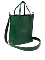 "Valentino Garavani" sac bandoulière réversible Rockstud homme vert en cuir – Image 2