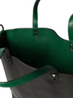 "Valentino Garavani" sac bandoulière réversible Rockstud homme vert en cuir – Image 5