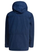 "Manifattura Ceccarelli" manteau bleu en nylon et coton coupe regular pour homme – Image 2