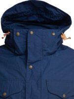 "Manifattura Ceccarelli" manteau bleu en nylon et coton coupe regular pour homme – Image 3