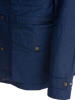 "Manifattura Ceccarelli" manteau bleu en nylon et coton coupe regular pour homme – Image 4