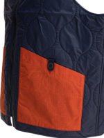"Manifattura Ceccarelli" veste sans manches homme bleue nylon coupe regular – Image 4