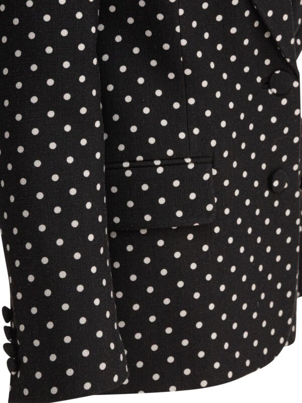 "Valentino" blazer femme noir en viscose – Image 4