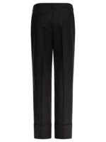 "Valentino" Pantalon noir en laine pour femme – Image 2