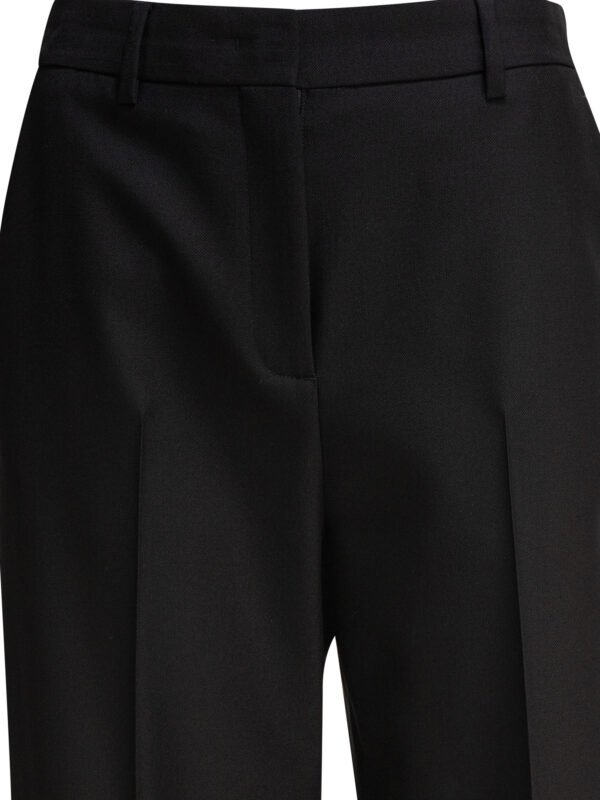 "Valentino" Pantalon noir en laine pour femme – Image 3