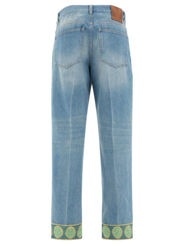 "Valentino" jeans femme bleu en denim – Image 2