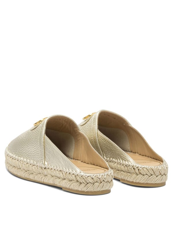 "Valentino Garavani" Espadrilles femme or en cuir – Image 4