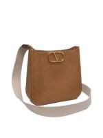 "Valentino Garavani" Sac bandoulière Alltime beige en cuir - Image 2