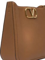 "Valentino Garavani" Sac bandoulière Alltime beige en cuir - Image 4