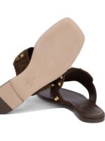 "Valentino Garavani" sandales femme marron en cuir Plaster Caster - Image 5
