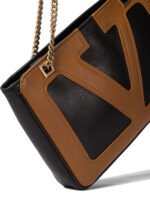 "Valentino Garavani" sac à main femme noir en cuir Viva Superstar – Image 4