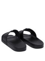 "Valentino Garavani" sandales noires en caoutchouc avec logo V homme – Image 4