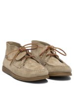 "Sebago" mocassins homme beige en suède semelle en caoutchouc – Image 2