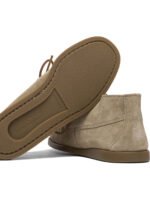 "Sebago" mocassins homme beige en suède semelle en caoutchouc – Image 5