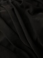 "Saint Laurent" robe femme noire en cupro – Image 2