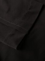 "Saint Laurent" robe femme noire en cupro – Image 3
