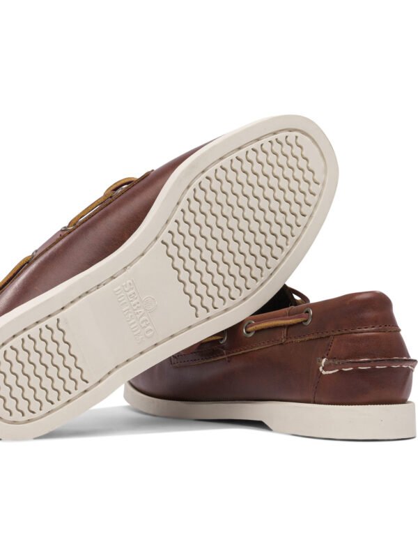 "Sebago" mocassins femme marron en cuir et semelle en caoutchouc – Image 5
