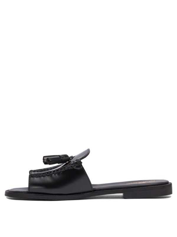 "Sebago" sandales noires en cuir pour femme – Image 3