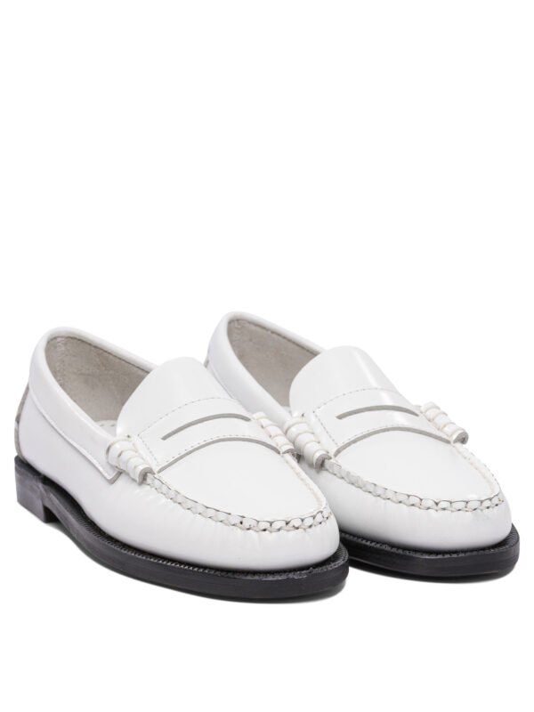 "Sebago" mocassins blancs en cuir pour femme – Image 2