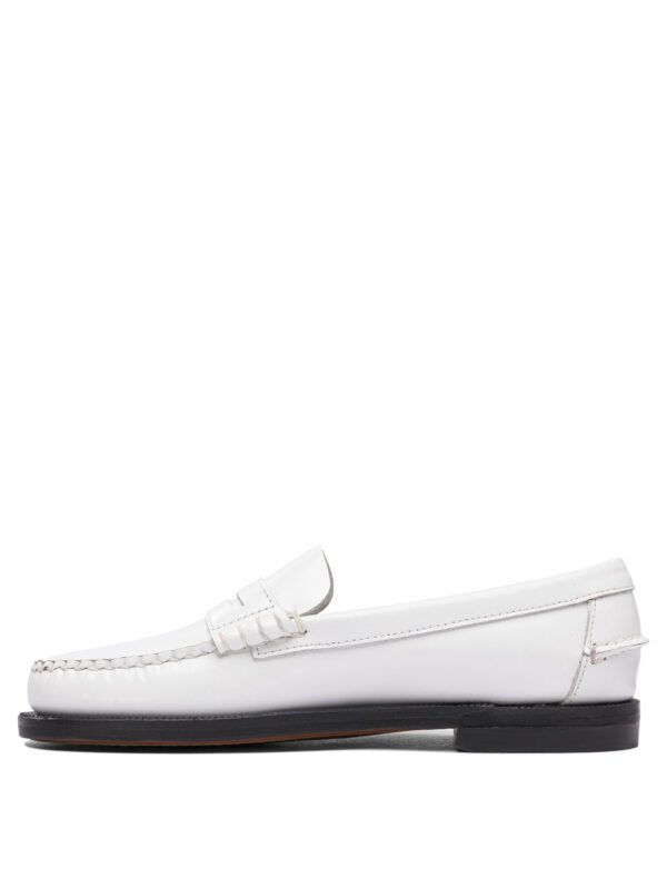 "Sebago" mocassins blancs en cuir pour femme – Image 3