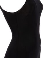 "Saint Laurent" robe femme noire en viscose - Image 4