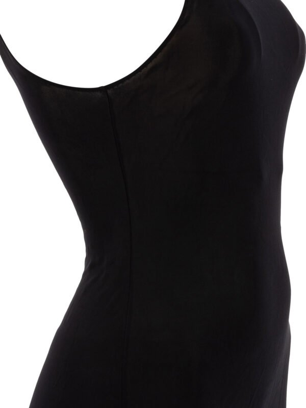 "Saint Laurent" robe femme noire en viscose - Image 4