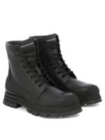 "Alexander McQueen" bottines homme noires en cuir – Image 2